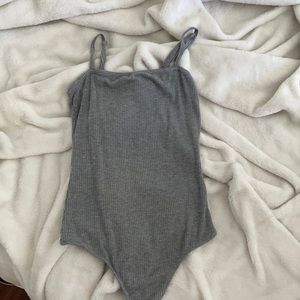 Grey bodysuit